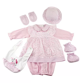 【愛的世界】粉色蜻蜓兩件式禮盒-台灣製-80淺粉色