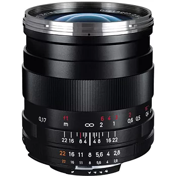 (平行輸入) 蔡司 Distagon T* 2.8/25ZF.2 (For Nikon)