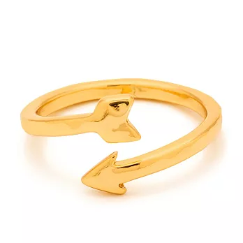 Gorjana Arrow 箭頭造型 金色戒指 時尚雙邊設計 尾戒 指尖戒 指節戒3號