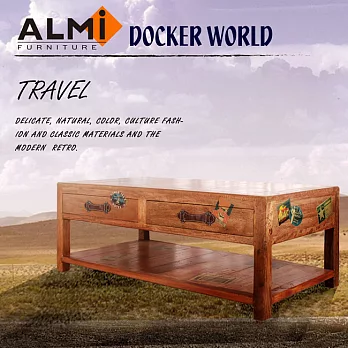 【ALMI】DOCKER WORLD- DOBW COFFEE TABLE 四抽咖啡桌