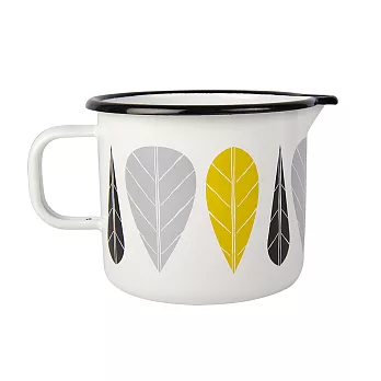 [Muurla]黃葉脈琺瑯水壺1L