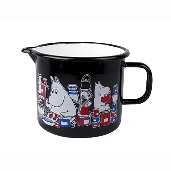 [Muurla]Moomin嚕嚕米琺瑯水壺1.3L-黑