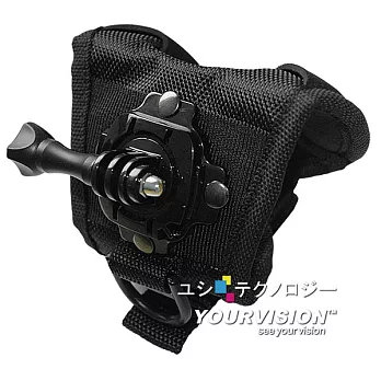 GoPro 最新 強化型360度旋轉掌套手腕帶 for HERO 4 3+ 3 2_(小)