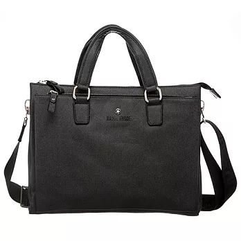 曼德羅德 質感紳士經典二用公事包-1568-黑