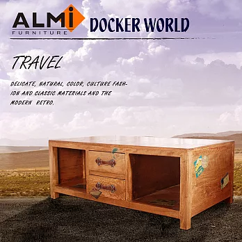 【ALMI】DOCKER WORLD- COFFEE TABLE 4DW 四抽大茶几