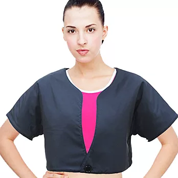 TAZCO- 光波能量舒活披肩-(S/M/L/XL)深藍色S