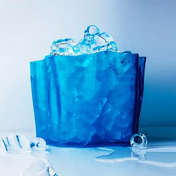 QUALY 晶透流形筒M（晶透藍）