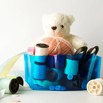 QUALY 晶透流形筒 S（晶透藍）