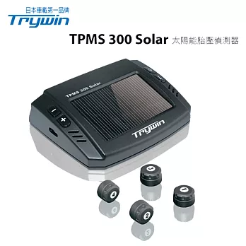 Trywin TPMS 300Solar 太陽能胎壓偵測器黑色