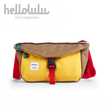 Hellolulu Duff-All Day肩背包(啡/黃)