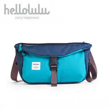 Hellolulu Duff-All Day肩背包(深藍/天藍)