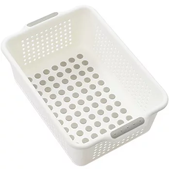 《MADESMART》經典收納籃(灰點白S)