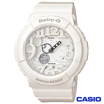 CASIO卡西歐 Baby-G超人氣霓虹照明立體層次3D時刻繽紛錶 BGA-131-7B