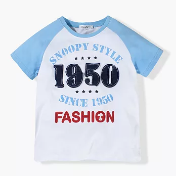 【SNOOPY】經典款棒球上衣120白
