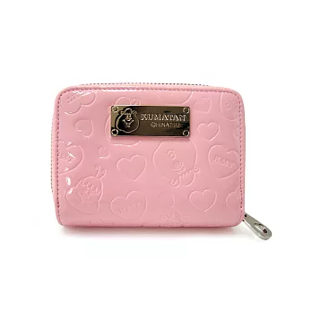 12*9.5CM KUMATAN 鏡面長夾 淺粉