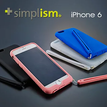 日本品牌 Simplism iPhone 6 / 6S (4.7吋) 抗菌矽膠果凍背殼 - 藍色