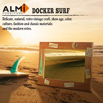 【ALMI】DOCKER SURF- MIRROR四方掛鏡50x70
