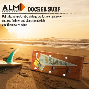 【ALMI】DOCKER SURF- HANGCLOTHES 三桿造型壁架