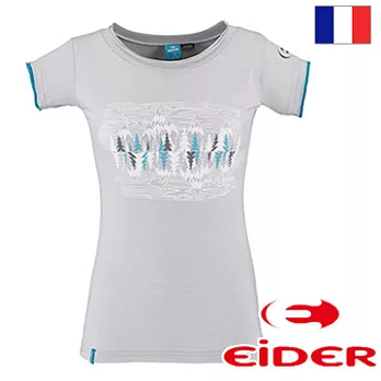 法國【EiDER】女排汗透氣抗UV短袖T恤 / 5EIV2962S月灰色