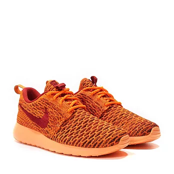 【G.T Company】NIKE WMNS ROSHE ONE FLYKNIT 慢跑鞋女段6橘色