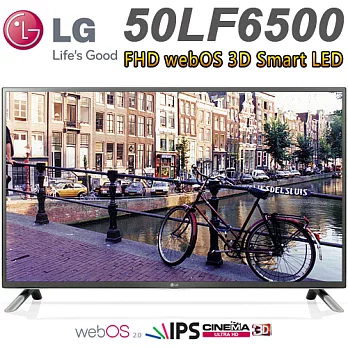 LG樂金 50型FHD webOS 3D Smart LED液晶電視(50LF6500)