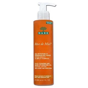 NUXE黎可詩 蜂蜜溫和卸妝潔面凝膠 200ml