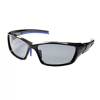 【MIT】包覆型專業偏光運動太陽眼鏡(TR004-黑框灰鏡)