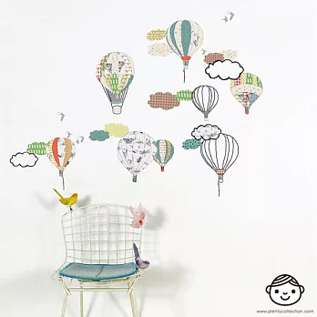 Mimi’lou 法國童趣壁貼/貼紙 熱氣球