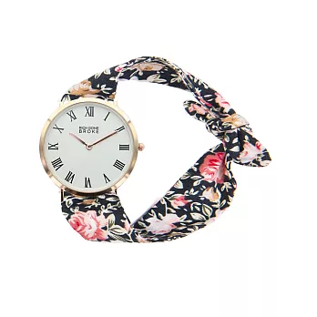 【RICH GONE BROKE】法國巴黎時尚品牌預購8/14~8/31  羅馬風格綁帶圓盤指針錶 (金 RG0635292448027)