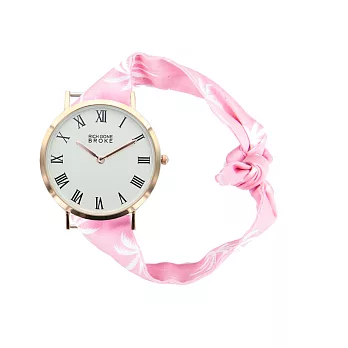 【RICH GONE BROKE】法國巴黎時尚品牌預購8/14~8/31  布宜諾斯艾利斯風格綁帶圓盤指針錶 (金 RG0635292448041)