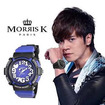 【MORRIS K】羅志祥 雙色錶 51mm 大錶面 MK88388-BL