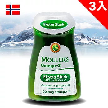 【三入超值組】Möller’s沐樂思孕媽咪加強型魚油膠囊(80顆/瓶)
