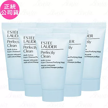 ESTEE LAUDER 雅詩蘭黛 細緻煥采雙效淨化潔面乳(30ml)*6