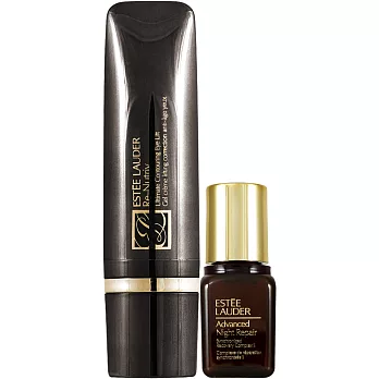 ESTEE LAUDER 雅詩蘭黛 白金級黑碧璽眼部能量活萃(15ml)+小特潤(7ml)