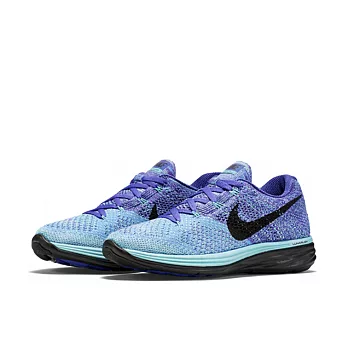 【G.T Company】Nike WMNS FLYKNIT LUNAR 3 女段5.5藍/紫/黑