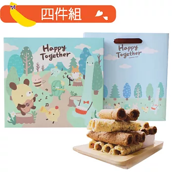 【心路基金會】Happy Together麵包樹聯名綜合蛋捲禮盒(四件優惠免運)