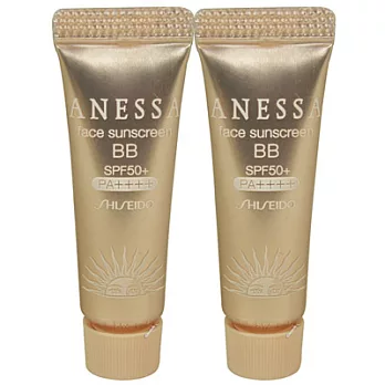 SHISEIDO資生堂 ANESSA安耐曬 高效防曬BB霜(明亮色)(6g)*2