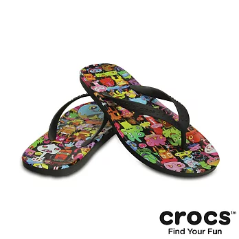 Crocs - 中性 - 彩威夷伯格曼人字拖 -36黑色