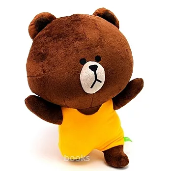 日本進口LINE FRIENDS景品【熊大運動家】絨毛玩偶