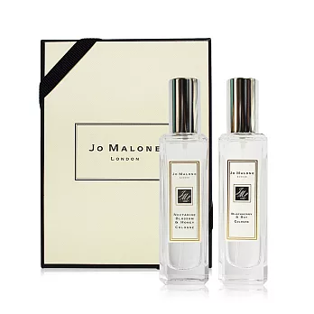 【航空限定版】Jo Malone 淡香水2 入組 (黑莓子與月桂葉30ml+杏桃花與蜂蜜30ml)