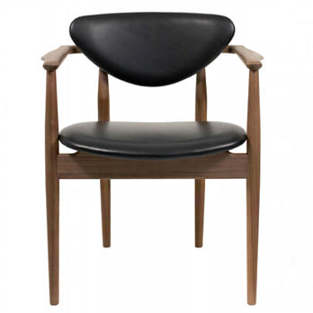 Model 109 Chair (胡桃木 / Nevada 2000 棕皮革)
