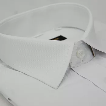 【金安德森】白色細斜紋窄版短袖襯衫15白色