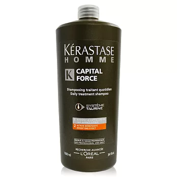KERASTASE 卡詩 男仕淨化系列 濃密髮浴 1000ml