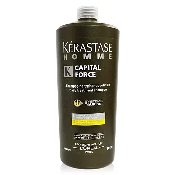 KERASTASE 卡詩 男仕淨化系列 勁能髮浴 1000ml