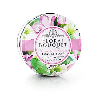 英國FLORAL BOUQUET奢華香皂(木蘭花Magnolia Blosso)