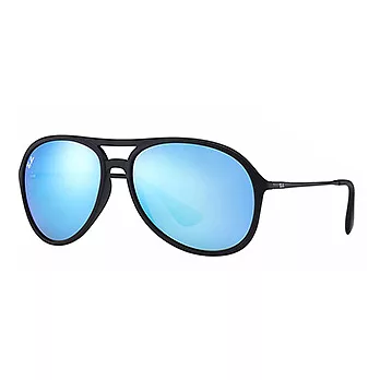 【Ray Ban 雷朋】4201F-622/55-亞洲版_Alex系列太陽眼鏡(水銀藍鏡/黑框)