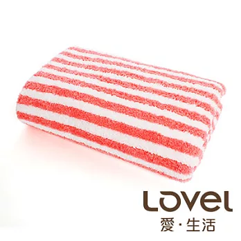 LOVEL 開纖紗牛奶條紋浴巾6入組(共四色)蜜桃牛奶