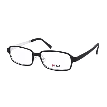 PIAA 簡約有型 流行方框平光眼鏡PA2007K-C39霧黑/牙白