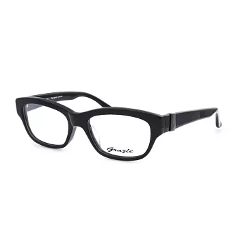 GRAZIE 簡約有型 流行方框平光眼鏡E8014-C01黑
