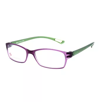 GRAZIE 半透炫彩 流行方框平光眼鏡GR-1212-69霧紫/霧綠